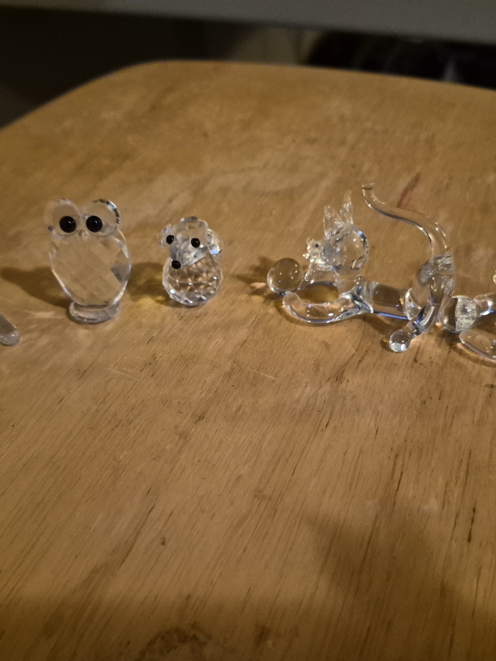 BUY 1 GET 1 FREE SALE! Clear Crystal And Blown Glass Figurines